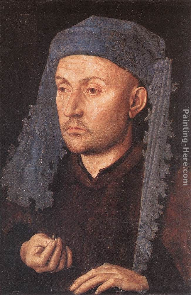Jan van Eyck Portrait of a Goldsmith (Man with Ring)